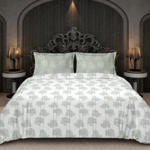 Whispering Trees 200 TC King Size Cotton Bedsheet