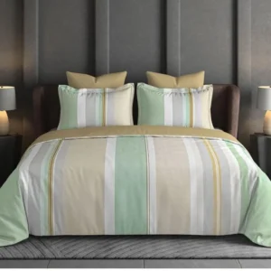 Color Block 300 TC King Size Cotton Bedsheet
